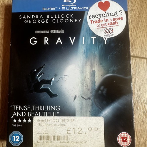 Gravity Blu-Ray used with English subtitles