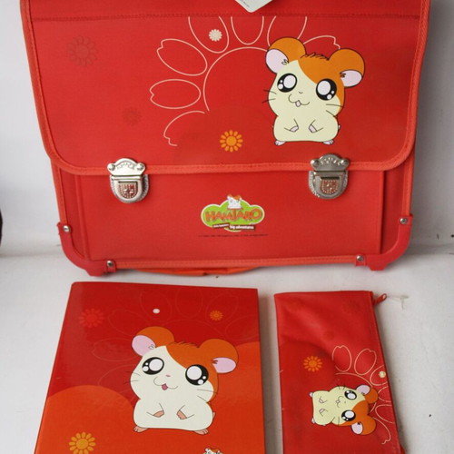 Hamtaro Little Hamsters school bag, pencil case and folder new
