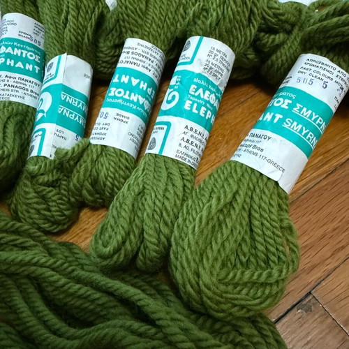 Elephant Smyrna tapestry wool yarn new, 100% pure wool