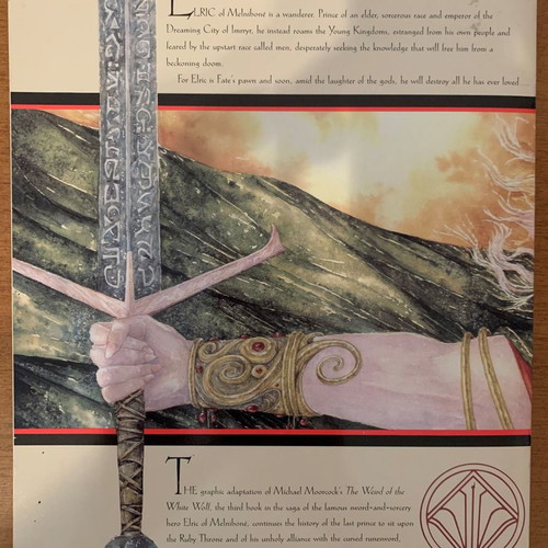 Elric of Melnibone 'The Weird of the White Wolf' comic graphic novel new 1st edition 1990