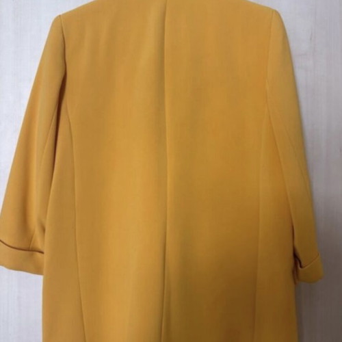Zara classic summer jacket yellow new