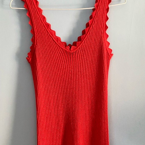 Lynne Lurex summer dress like new, red, size S