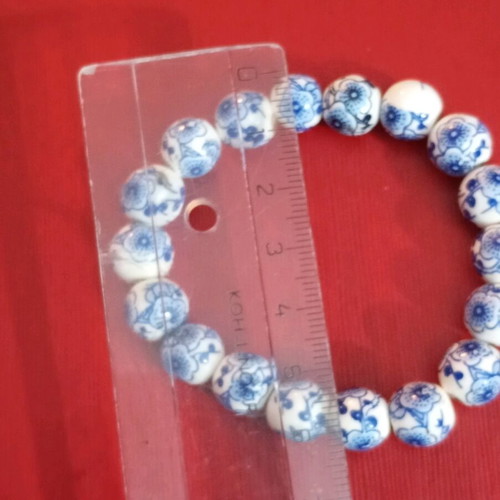 Bracelet set with ceramic beads vintage like new