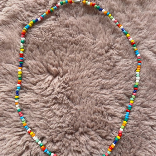 Handmade necklace like new with screw clasp