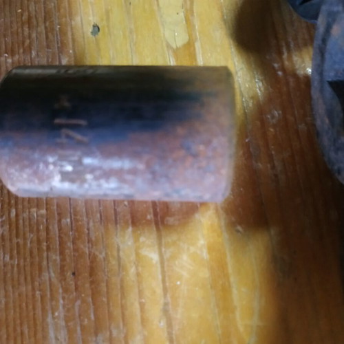Socket wrench bits used, various sizes
