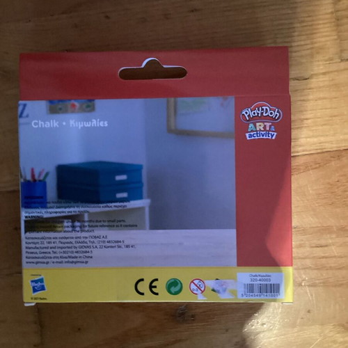 Play Doh chalk 6 colors new