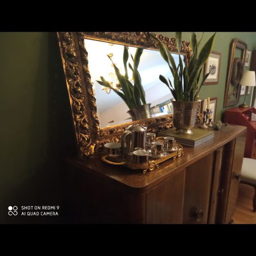 Carved large mirror like new