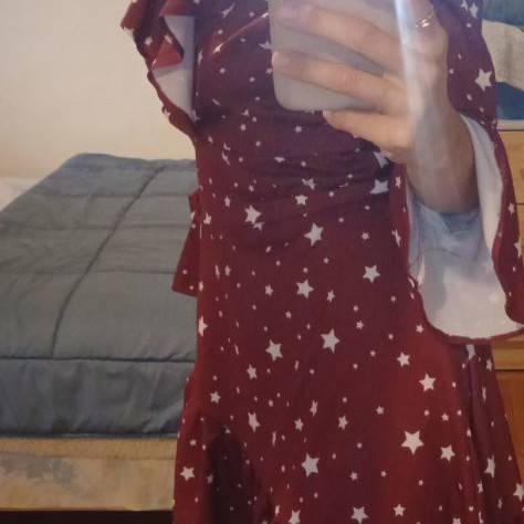 Mallory The Label burgundy dress used -  19,00 - Vendora.cy