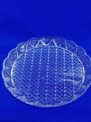 Πιατέλα σερβιρίσματος Hoya Mikasa Crystal Georgetown καινούργια