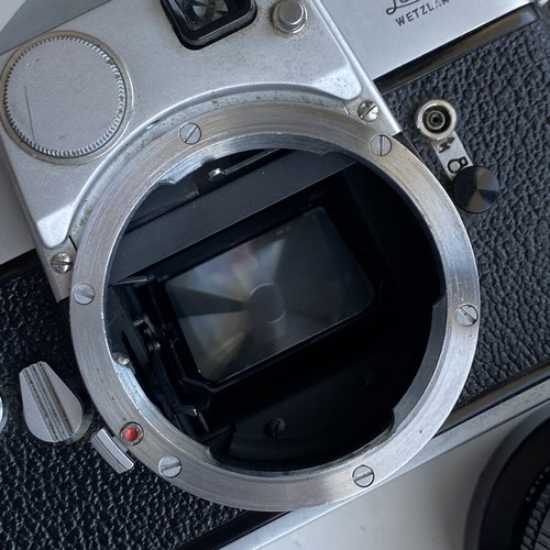 Leica Leicaflex camera with Summicron 50mm f2 lens used