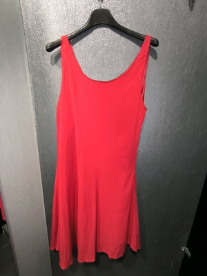 Κόκκινο κοντό φόρεμα σε Α γραμμή custommade σαν καινούργιο, μέγεθος S