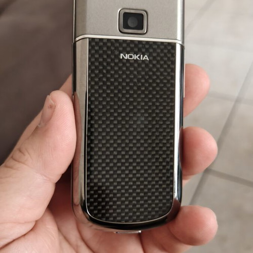 Nokia 8800 Carbon Arte used, silver, no battery included