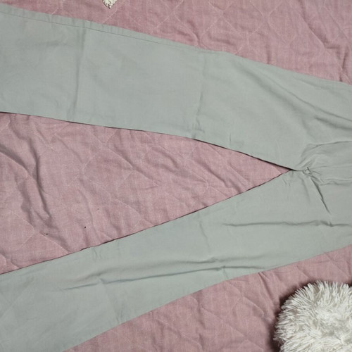 Fabric pants used, size M 38 10, gray and beige