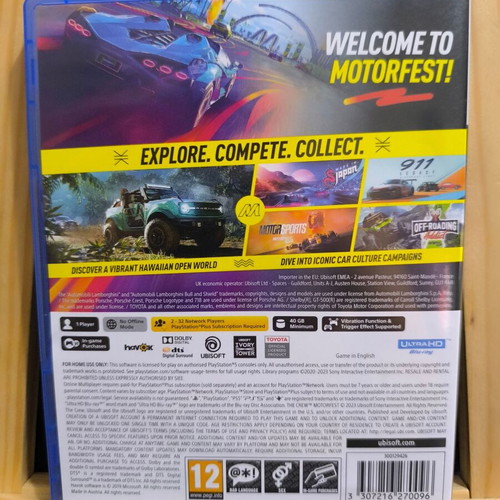 The Crew Motorfest PS5 game new