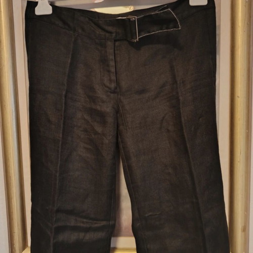 Zara linen pants small black like new