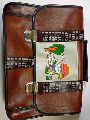 Vintage school bag new from storage, unused