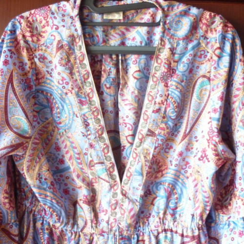Ethnic long summer dress Swarna Art Silk 100% like new