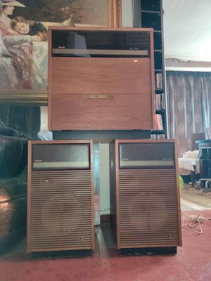 Philips στερεο ραδιογράμμα Model RF71PHILIPS3 μεταχειρισμένο, ξύλινη θήκη