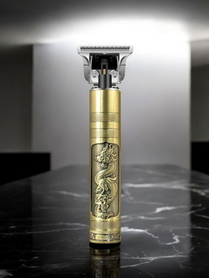 Vintage T9 beard and mustache trimmer new, golden dragon