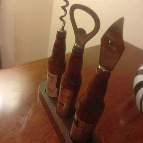 Vintage bar accessory set 1960 mid century like new