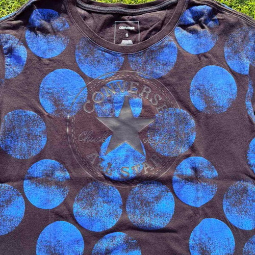 Converse men's black and blue t-shirt like new, size S