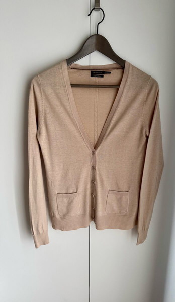 Ζακέτα με μετάξι και βαμβάκι Massimo Dutti size XS