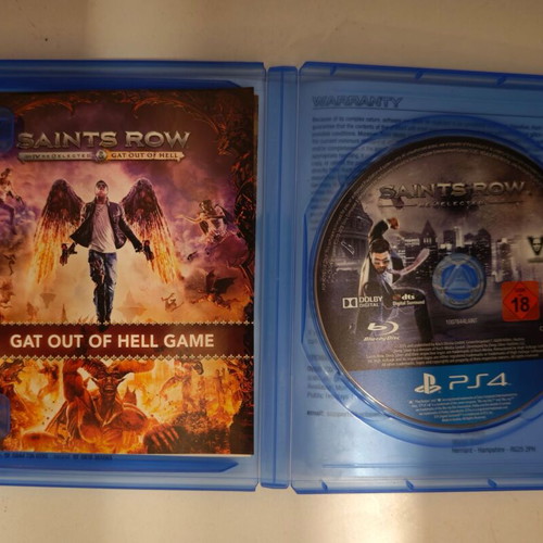 PlayStation 4 Saints Row IV Re-Elected & Gat Out Of Hell game like new