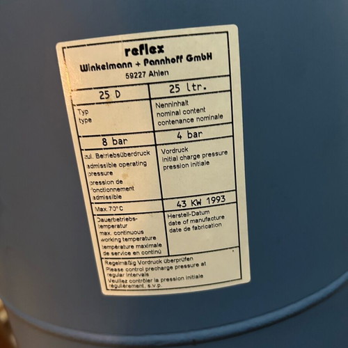 Expansion tank like new