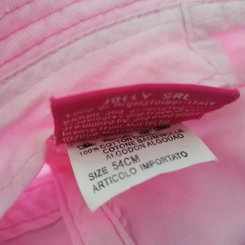Barbie hat 54cm like new, pink, children's round