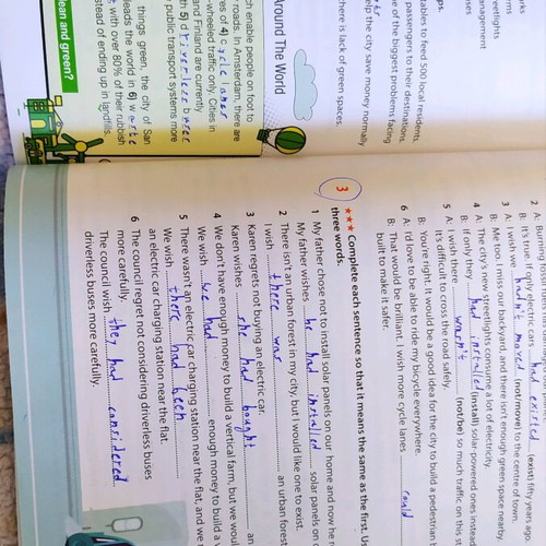 English Work Book used