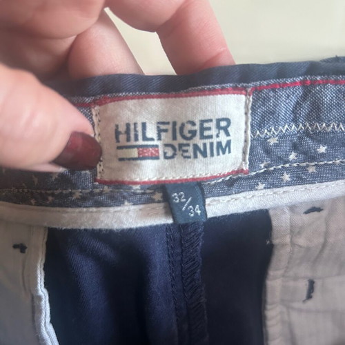 Tommy Hilfiger navy blue slim fit pants like new, size W32/L34