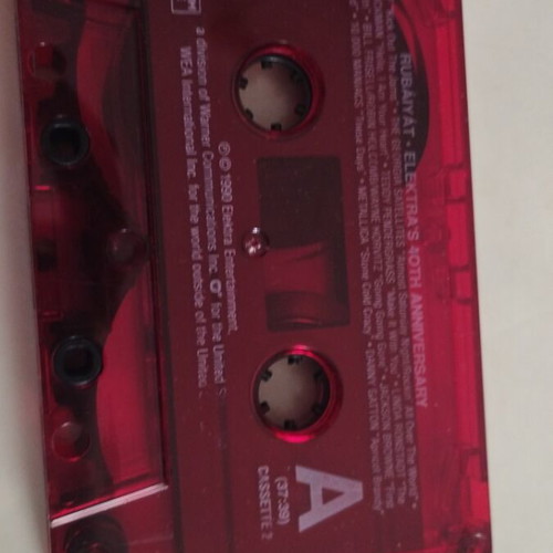 Va - Rubaiyat 2 cassette tapes used, Elektra's 40th anniversary rock