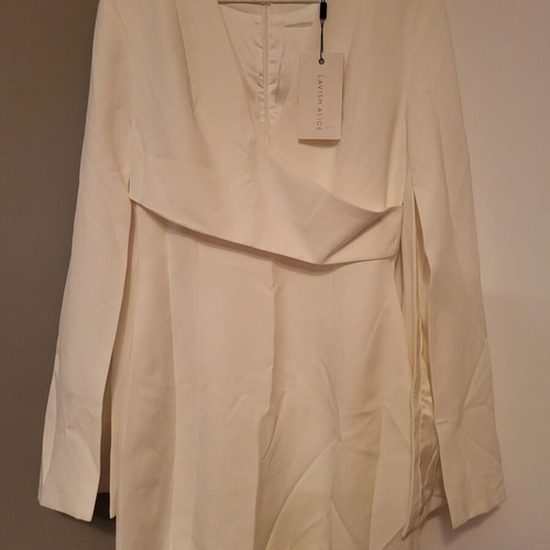 Lavish Alice Off-White Dress No 40 New