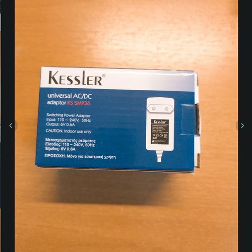 Kessler KS SMP36 Universal AC/DC Adapter 6V 0.6A New