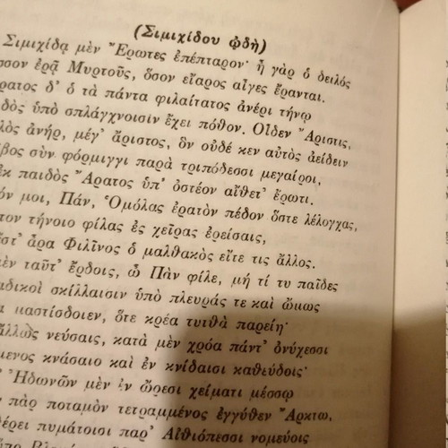 Theocritus Idyls like new