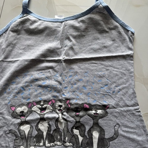 Summer pajama set, grey, size XL