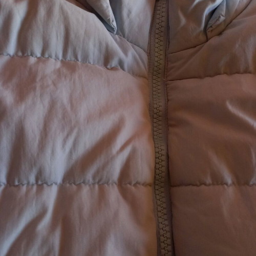 Bomber jacket light blue like new, with down filling