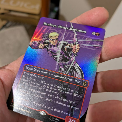 Hawkeye Master Marksman foil Magic the Gathering card new