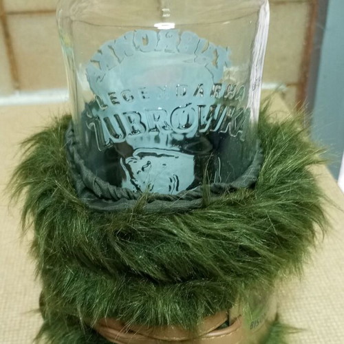 Żubrówka Bison Grass Vodka Bottle limited edition, like new