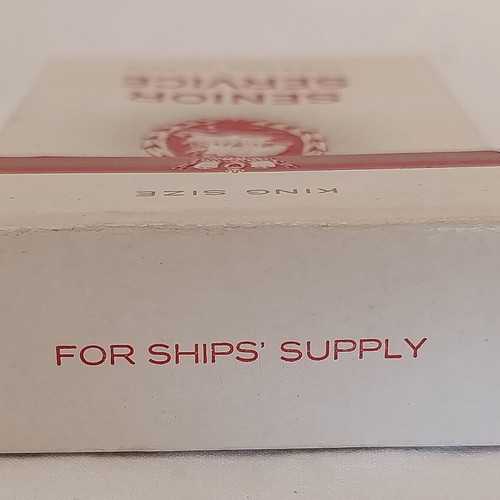 Sobranie Black Russian 25s and Senior Service Ships Supply collectible cigarette boxes used