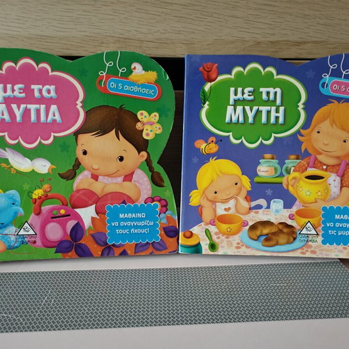 Children's books 5 senses, like new, set of 2