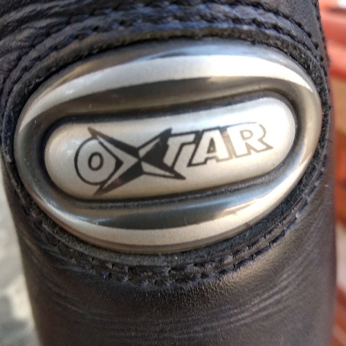 Oxtar motorcycle boots used, leather, size 43