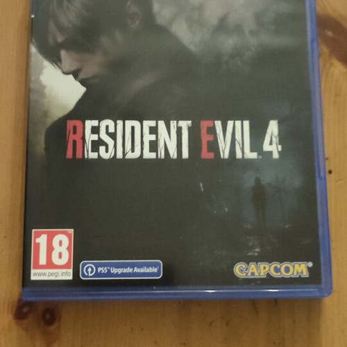 Resident Evil 4 Remake PS4 game with PS5 upgrade