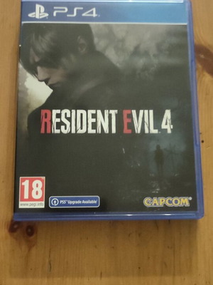 Resident Evil 4 Remake PS4 game with PS5 upgrade