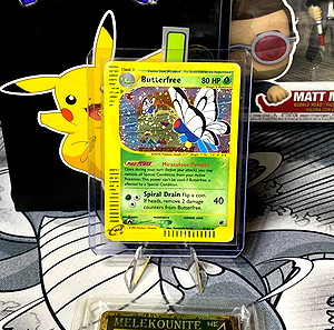 Pokemon card Butterfree holo swirl