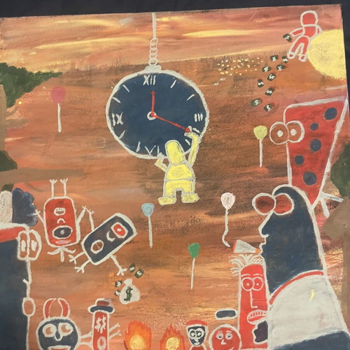 Valko painting 'The Parallel World' art