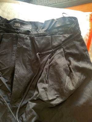 Zara shorts new cotton and linen medium