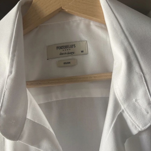 Portobellos Uomo white shirt size M new slim fit