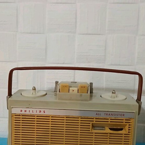 Philips transistor EL 3585 used portable tape recorder 1960s