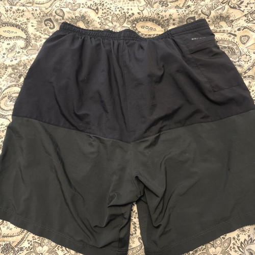 Nike running shorts size S like new, black and grey